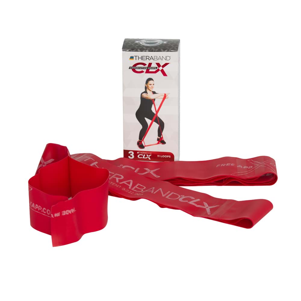 Theraband CLX Rot, medium 2m